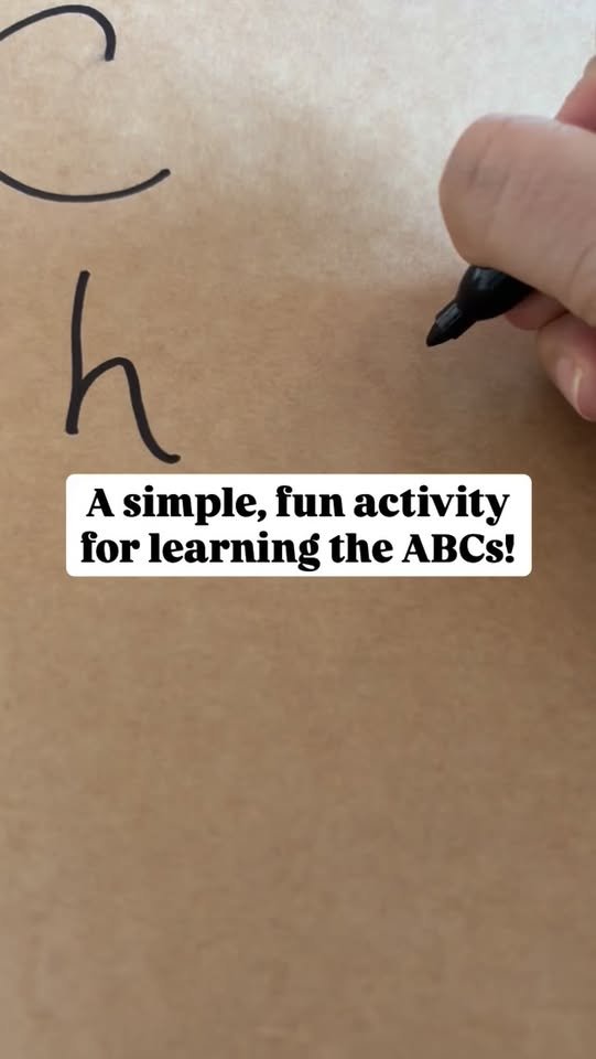 Learning the ABCs the fun way! 🧩 Match uppercase and…